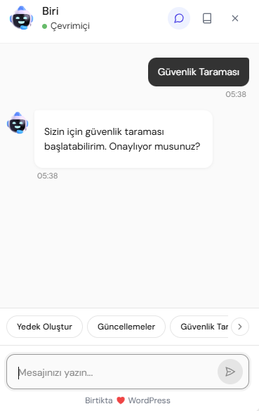 WordPress Yapay Zeka Asistanı
